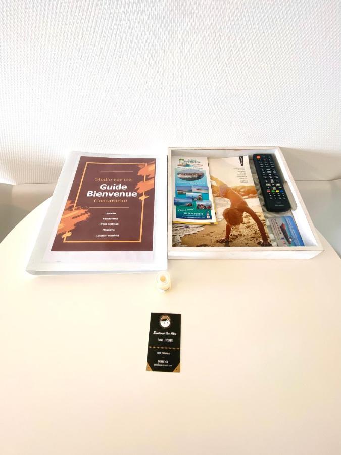 - L'Iroizh - Concarneau - Vue Mer Panoramique - Studio Standing Plage Des Sables Blancs - Parking - Panoramic Sea View - Near Thalassotherapy - Wifi - Exterior foto