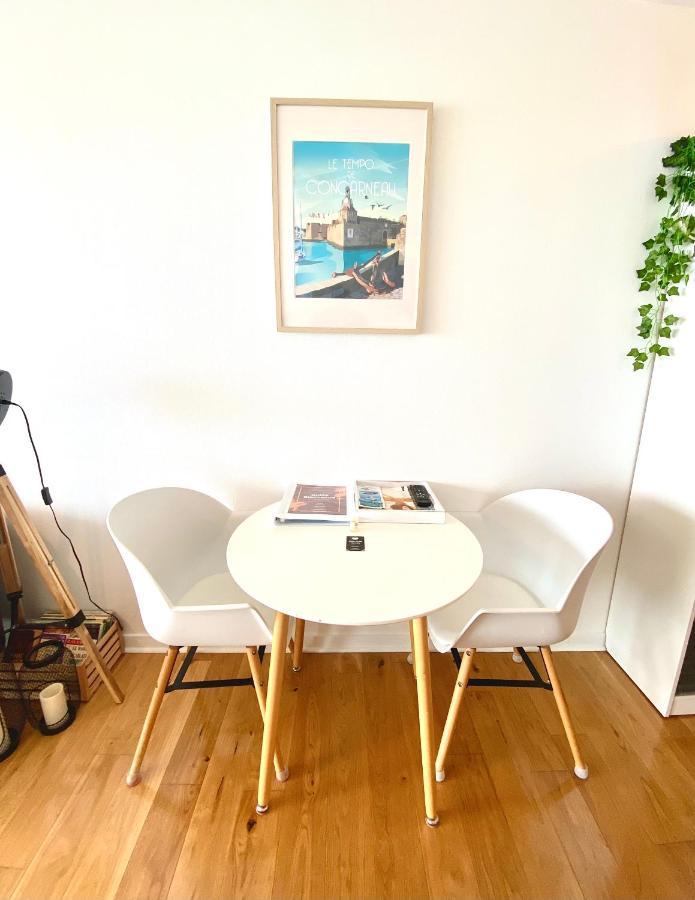 - L'Iroizh - Concarneau - Vue Mer Panoramique - Studio Standing Plage Des Sables Blancs - Parking - Panoramic Sea View - Near Thalassotherapy - Wifi - Exterior foto