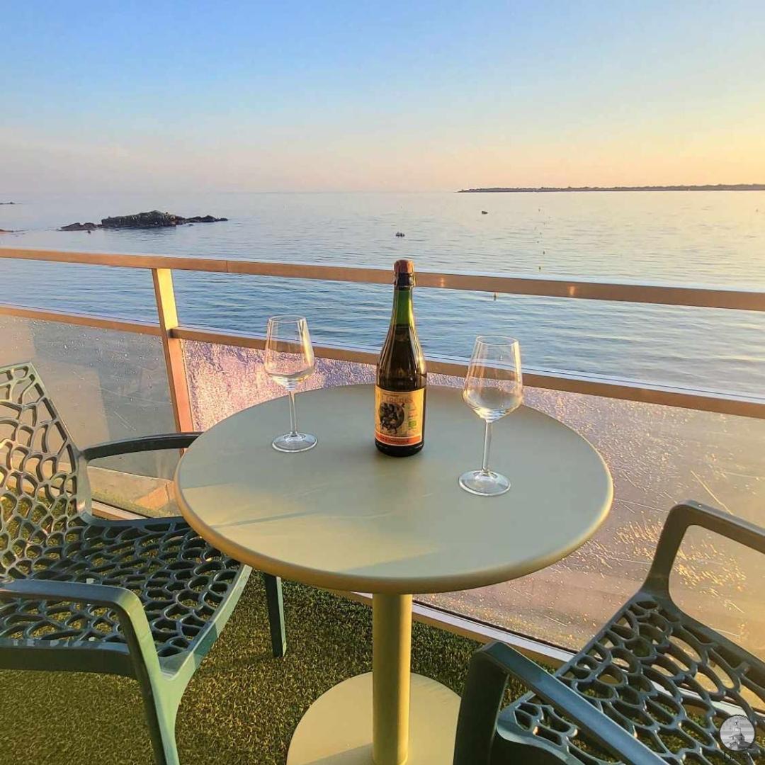 - L'Iroizh - Concarneau - Vue Mer Panoramique - Studio Standing Plage Des Sables Blancs - Parking - Panoramic Sea View - Near Thalassotherapy - Wifi - Exterior foto